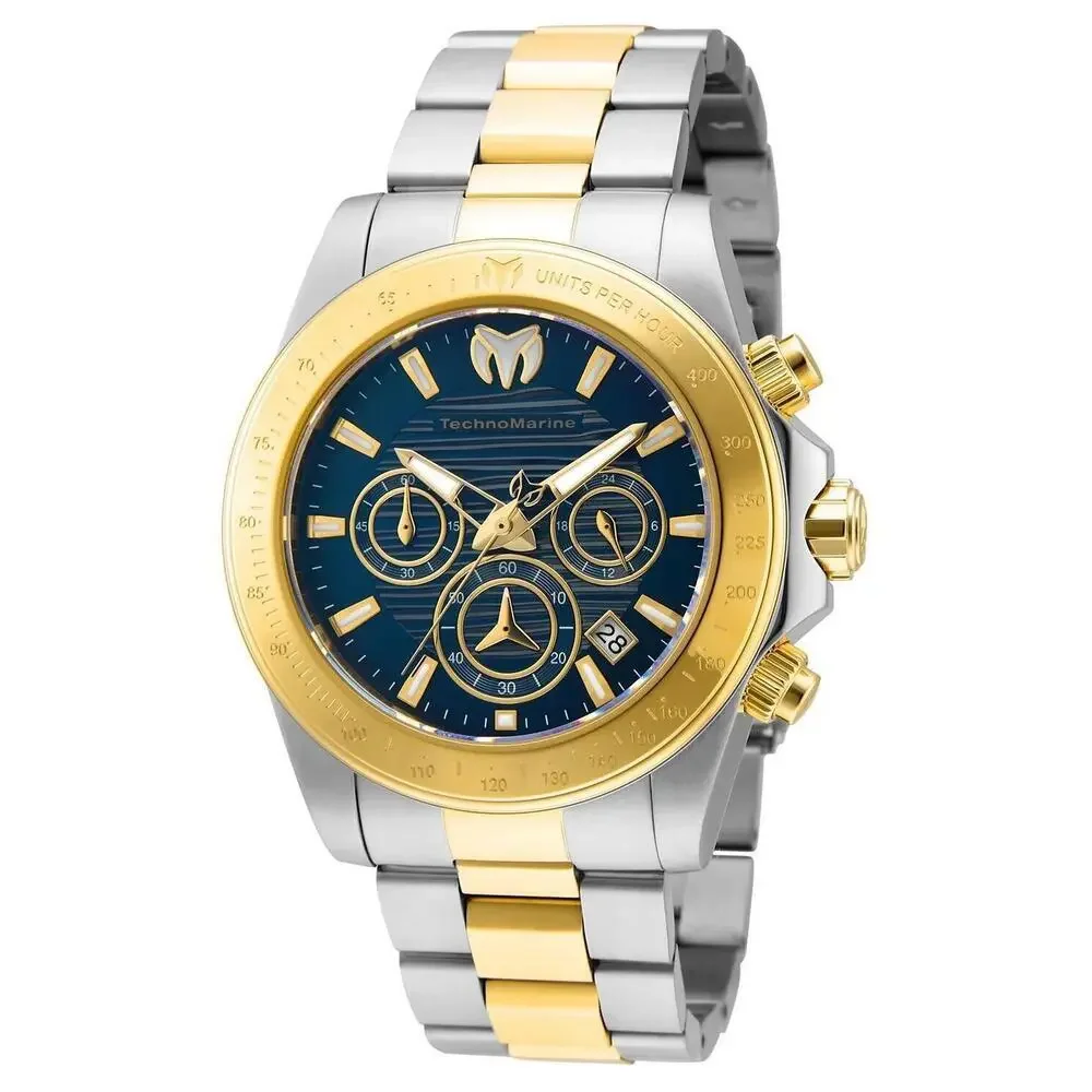 NWT TechnoMarine TM-219003 Manta | Chronograph | Blue | Men's Watch